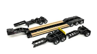 Diecast Master XL 120 Low-Profile G Lowboy Trailer With Jeep and Boosters