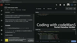 Codewars 7 kyu Perfect Number Verifier Javascript