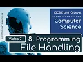 IGCSE Computer Science 2023-25 - Topic 8 Programming 7