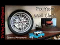 How To Replace Repair Clock Mechanism Broken Non Working Quartz Movement