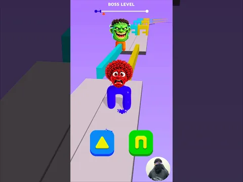 HELP! SPIDER MAN VS HULK TROLL RACE CHALLENGE 🤯💥 BLOB 3D! #shorts #gaming #youtubeshorts #shortsfeed