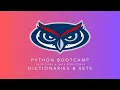 Data Structures in Python Dictionaries Sets Module 2 Python Bootcamp