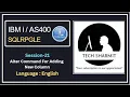 IBM i DB2 ALTER Command Adding a New Column to a Table SQLRPGLE ibmi training sqlrpgle as400