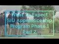 What To Expect SIU Apprenticeship Program Phase 1 Part 2
