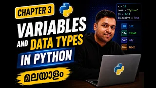 Variables and Data Types in Python Malayalam Python Tutorial
