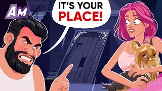 The husband forced his wife to live in the basement #shortanimation