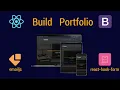 React JS Bootstrap Build Portfolio App 4K