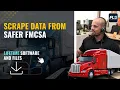 How to Scrape Data from Safer FMCSA lifetime software and Files