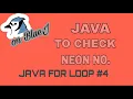 JAVA program to check Neon number JAVA FOR LOOP