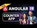 Angular 19 Tutorial Make Counter App