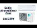Daikin Air Conditioner Inverter Error Code C9 Air Sensor Solution