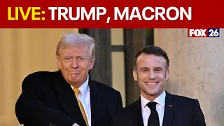 LIVE: Trump meets with Macron