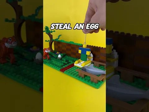 LEGO Roblox Steal An Egg: White Treadmill vs Angelic Treadmill #roblox #lego #shorts