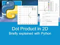 Dot Product in 2D - briefly explained with Python