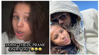 Lil Durk Daughter Bella Banks Does The PC Prank On Him During Jail Call