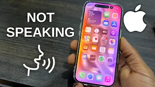 How To FIX Apple Intelligence Siri Not Speaking Out  How To FIX Apple Intelligence Siri Not Speaking Out