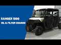 2025 RANGER 1000 Oil and Filter Change Polaris Off Road Vehicles