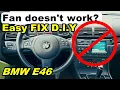 BMW E46 Blower Motor Resister Replacement