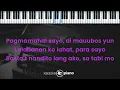 Tahanan - El Manu (Wedding Version) | KARAOKE PIANO