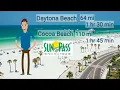 What is the closest beach to The Villages