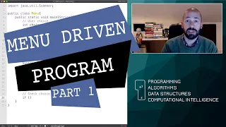 Text-based Menu Driven Program in Java Part