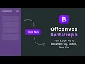 Bootstrap 5 Offcanvas Components With Light and Dark Mode HTML CSS and Bootstrap Tutorial