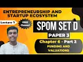 SPOM Set D Chapter 6 - Part 2 Funding and Valuation CA Final
