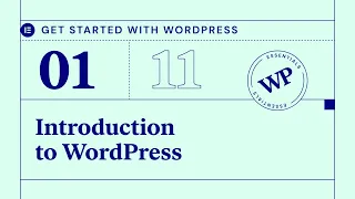 Getting Started With WordPress Lesson 01 Introduction to WordPress