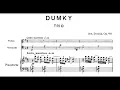 A. Dvořák – Piano Trio No. 4 in E Minor "Dumky", Op. 90 (Beaux Arts Trio)
