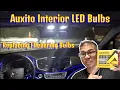 How to install car interior LED Bulbs Auxito 194