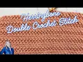 Learn the Prettiest Textured Stitch Herringbone Double Crochet