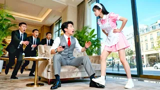 بيطرد 100 خدامه بس خدامته الجديده بتعرف تربيه مع ابنه ملخص مسلسل 