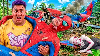 O HOMEM ARANHA SOFREU UM ACIDENTE DE AVIÃO *ele está ferido ? 