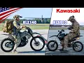US Special Ops Kawasaki Dirt Bikes in Action - AFSOC s KLX140 KLX110