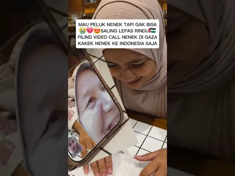 AKU MAU PELUK NENEK TAPI GAK BISA. VC NENEK KU DI GAZA😭