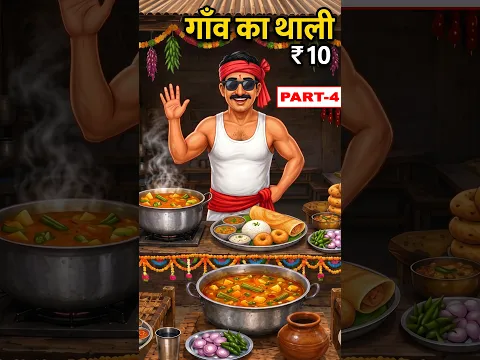 Gaon Ki kahani #cartoon #comedy #funny #kahani #shorts  #moralstories #hindistories #animation