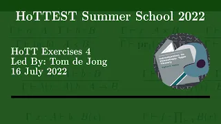 HoTT Problem Session 4 Universes Tom -