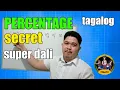 Math trick for percentage tagalog