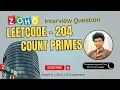 Count Primes Leetcode 204 Approach Code with explanation
