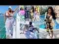 MIAMI GIRLS TRIP YACHT JET SKIS VERSACE MANSION TRAVEL VLOG Gina Jyneen