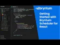 Getting Started with Bryntum Scheduler for React