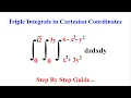Triple Integrals in Cartesian Coordinates A Step-by-Step Example