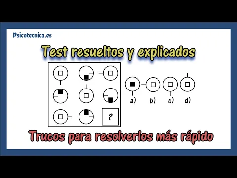 Download MP3 🧠 Test psicotecnico razonamiento abstracto con respuestas | con 20 ejercicios explicados