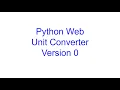 Unit Converter Web Application Version 0 Learn Python From Scratch 18 Kovolff