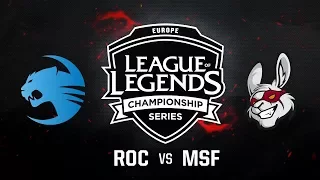 MSF  vs. ROC - Week 10 Game " | EU LCS Summer Split |  Misfits vs. Roccat  (2017)