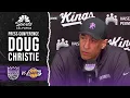 Doug Christie details Kings growth despite tough NBA season loss to Lakers NBC CA