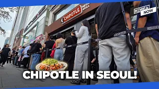 11-hour line for Chipotle? We visited Asia’s first store in Seoul!