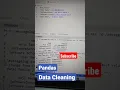 Pandas Tutorial Data Cleaning Pandas Python in Telugu Python For Beginners Learn Python