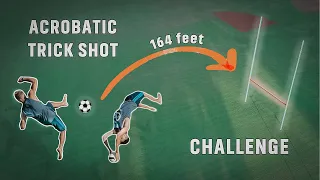 Acrobatic Trick Shot - Football Challenge | BACKFLIP vs FRONTFLIP