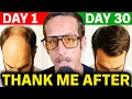 This 30 Day Routine REVERSES Hair Loss Naturally No Rogaine No Surgery
